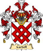 Irish Family Coat of Arms (v.25a) Cardell