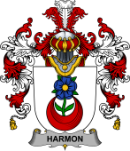 Irish Family Coat of Arms (v.25b) Harmon