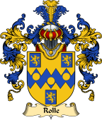 English Family Coat of Arms (v.25) Rolle