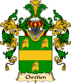 French Family Coat of Arms (v.25) Chrétien