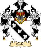 Irish Family Coat of Arms (v.25a) Kenley