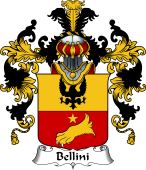 Italian Family Coat of Arms (v.25b) Bellini
