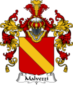 Italian Family Coat of Arms (v.25b) Malvezzi
