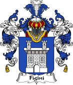 Italian Family Coat of Arms (v.25b) Figini