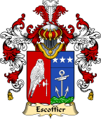 French Family Coat of Arms (v.25) Escoffier