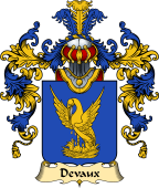 French Family Coat of Arms (v.25) Devaux