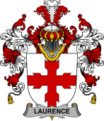 Irish Family Coat of Arms (v.25b) Laurence