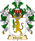 Italian Family Coat of Arms (v.25a) Mercati