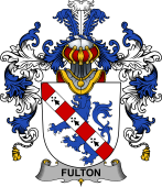 Irish Family Coat of Arms (v.25b) Fulton