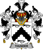 Irish Family Coat of Arms (v.25b) Thunder