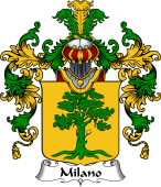 Italian Family Coat of Arms (v.25b) Milano