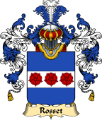 French Family Coat of Arms (v.25) Rosset