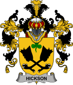 Irish Family Coat of Arms (v.25b) Hickson