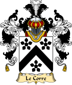 French Family Coat of Arms (v.25) Corre (le)