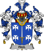 Irish Family Coat of Arms (v.25b) Paul