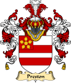 English Family Coat of Arms (v.25) Preston