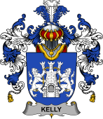 Irish Family Coat of Arms (v.25b) Kelly or O