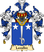French Family Coat of Arms (v.25) Lavallée