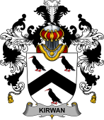 Irish Family Coat of Arms (v.25b) Kirwan or O