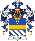 Italian Family Coat of Arms (v.25b) Venturi