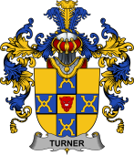 Irish Family Coat of Arms (v.25b) Turner