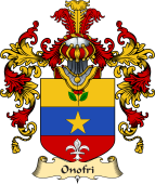 Italian Family Coat of Arms (v.25a) Onofri