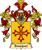 French Family Coat of Arms (v.25) Bousquet