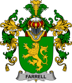 Irish Family Coat of Arms (v.25b) Farrell or O