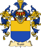 Italian Family Coat of Arms (v.25a) Trotti
