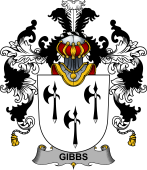 Irish Family Coat of Arms (v.25b) Gibbs