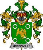 Irish Family Coat of Arms (v.25b) McConville