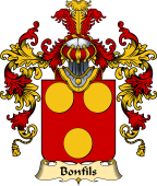 French Family Coat of Arms (v.25) Bonfils