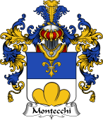 Italian Family Coat of Arms (v.25b) Montecchi