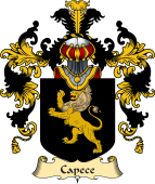 Italian Family Coat of Arms (v.25a) Capece