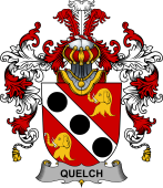 Irish Family Coat of Arms (v.25b) Quelch