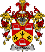 Irish Family Coat of Arms (v.25b) Kirkwood