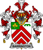 Irish Family Coat of Arms (v.25b) Barrington