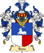 Italian Family Coat of Arms (v.25a) Bono