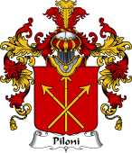 Italian Family Coat of Arms (v.25b) Piloni