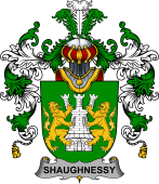 Irish Family Coat of Arms (v.25b) Shaughnessy or O