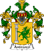 Italian Family Coat of Arms (v.25b) Andreozzi