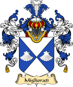 Italian Family Coat of Arms (v.25a) Migliorati
