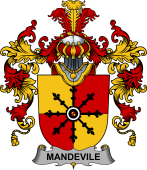 Irish Family Coat of Arms (v.25b) Mandevile