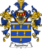 Italian Family Coat of Arms (v.25b) Agostino
