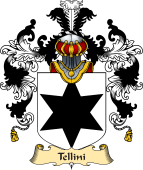 Italian Family Coat of Arms (v.25a) Tellini
