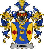 Irish Family Coat of Arms (v.25b) Forde or Consnave