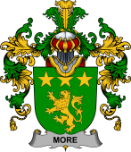 Irish Family Coat of Arms (v.25b) More or O