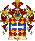 French Family Coat of Arms (v.25) Janin