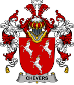Irish Family Coat of Arms (v.25b) Chevers