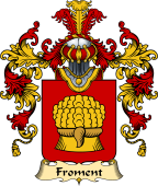 French Family Coat of Arms (v.25) Froment